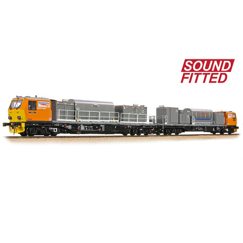 31-579SF Windhoff MPV 2-Car Set in Network Rail Orange Livery - Sound Fitted