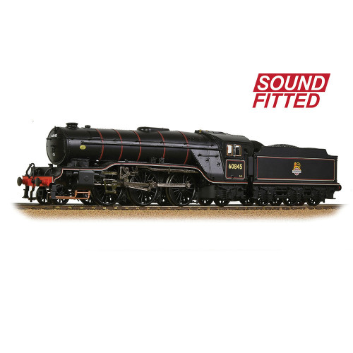 35-201SF LNER V2 Steam Locomotive No.60845 in BR Lined Black with Early Emblem - Sound Fitted