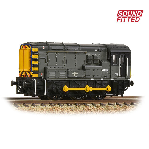 371-007ASF Class 08 Shunter Locomotive No.08953 in BR Engineers Grey Livery - Sound Fitted