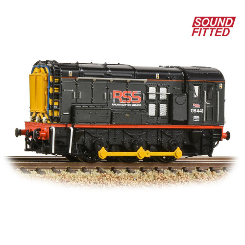 371-010SF Class 08 Shunter Locomotive No.08441 in RSS Railway Support Services Livery - Sound Fitted