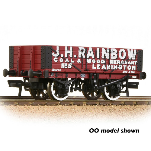 377-066 5 Plank Wagon Wooden Floor in J.H. Rainbow Red Livery