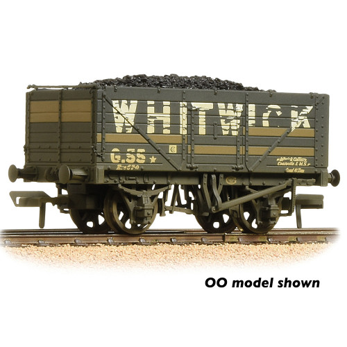 377-094 7 Plank Wagon End Door in Whitwick Grey Livery - Includes Wagon Load