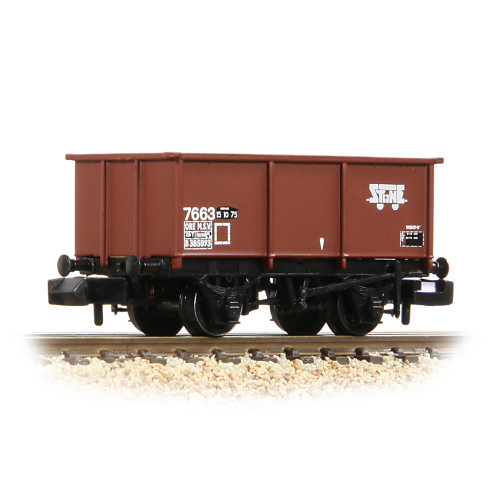 377-278A BR 27T Steel Tippler Wagon in BR Bauxite (TOPS) Livery - Lightly Weathered
