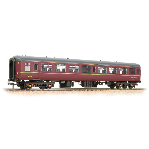 39-354 BR Mk2 TSO Tourist Second Open in WCRC Maroon Livery