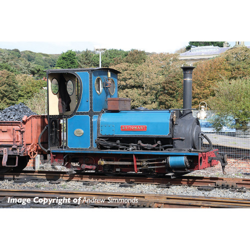 391-051 Quarry Hunslet 0-4-0 Steam Locomotive Britomart in Pen-yr-Orsedd Quarry Blue Livery