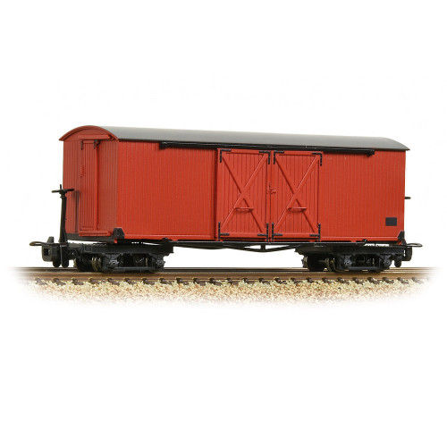 393-027 Covered Goods Wagon in Lincolnshire Coast Light Railway Crimson Livery