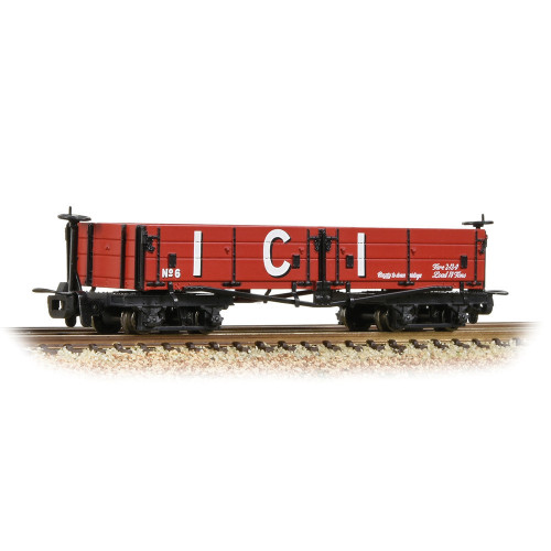 393-056 Open Bogie Wagon in ICI Red Livery