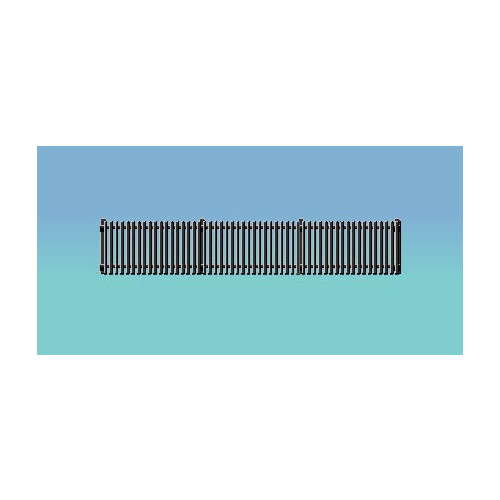 422 Ratio Kit GWR Station Fencing, Black (Straight only) - 00 Gauge