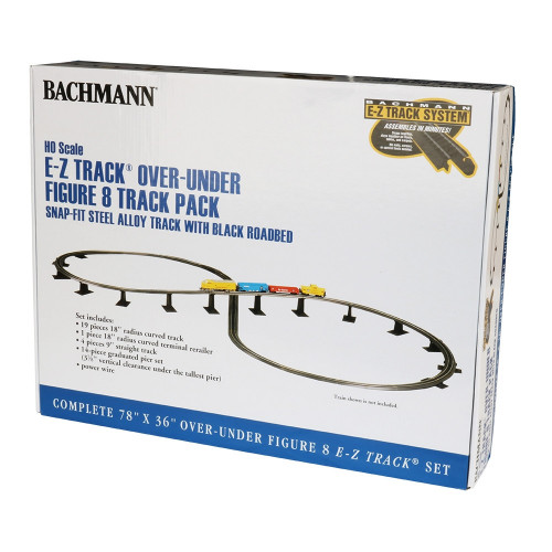 Bachmann 44475BE HO Scale EZ Track Over-Under Figure 8 Track Set