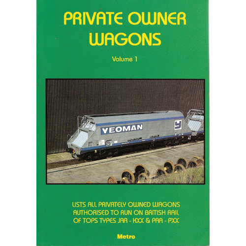 Private Owner Wagons Vol.1 TOPS Types JAA-KXX & PAA-PXX (2nd Edition)