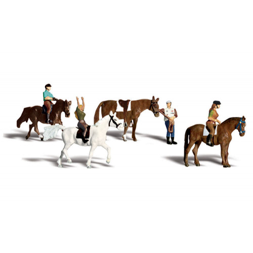 A2159 N Gauge Horseback Riders