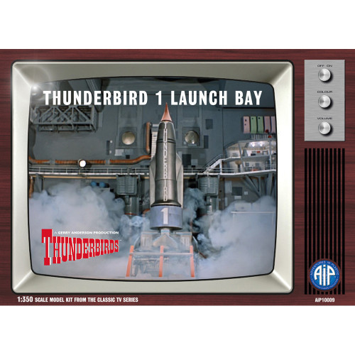 AIP10009 1:350 Scale Thunderbird 1 Launch Bay Plastic Construction Kit