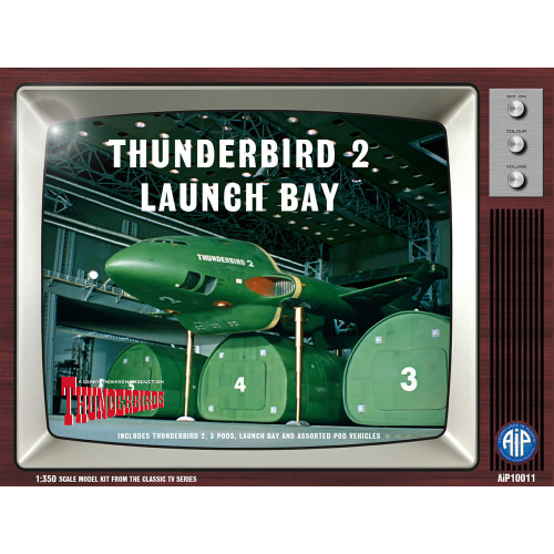 AIP10011 1:350 Scale Thunderbird 2 Launch Bay Plastic Construction Kit