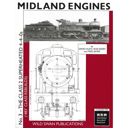 Midland Engines No.3 The Class 2 Superheated 4-4-0's