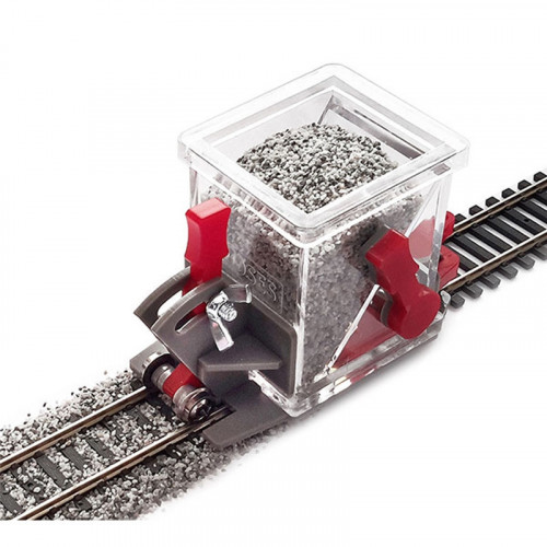 BS-HO-02 Ballast Spreader Wagon with Shut Off & Height Adjustment for 00 Gauge Track