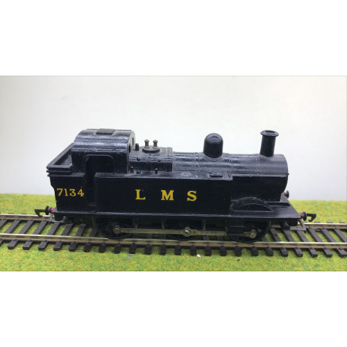 Tri-Ang 0-6-0 Jinty Locomotive No.7134 in LMS Black