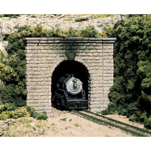 WC1253 HO Cut Stone Single Tunnel Portal
