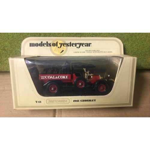 Matchbox Models of Yesteryear Y-13 1/35 Scale 1918 Crossley Lorry Evans Bros. Coal & Coke