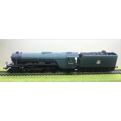 Hornby R2341 Class A3 BR 4-6-2 Steam Locomotive No.60035 Windsor Lad in BR Green with Early Emblem - DCC Sound Decoder Fitted 