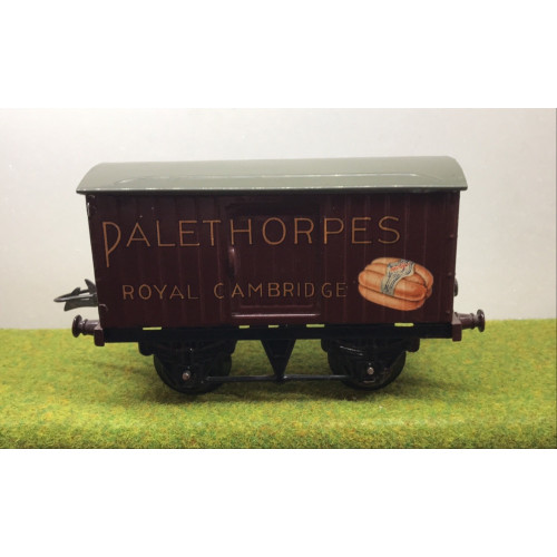 Hornby Tinplate Palethorpes Box Van