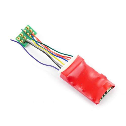 DCC90 Ruby Series 2 Function Standard DCC Decoder 8-Pin