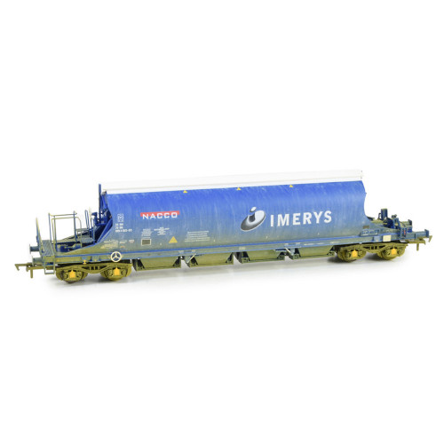 E87025 JIA Nacco Wagon in Imerys Blue Livery - Lightly Weathered