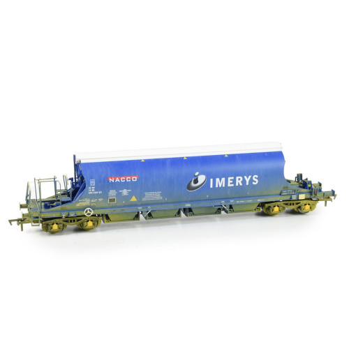 E87026 JIA Nacco Wagon in Imerys Blue Livery - Lightly Weathered