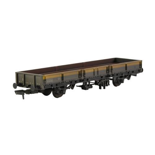 E87040 BR ZAA Pike Open Wagon in BR Engineers Grey & Yellow Livery - Weathered