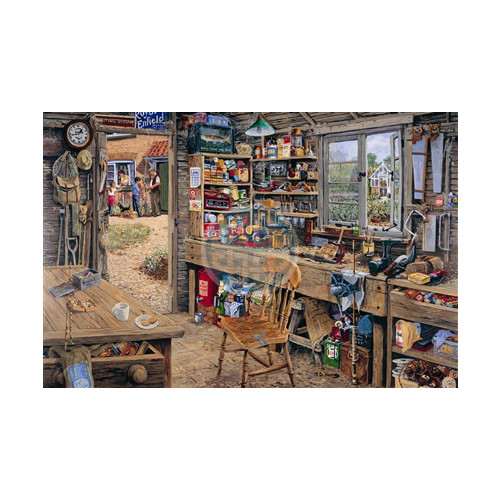HP001318 1000 Piece Jigsaw Puzzle Dad's Shed