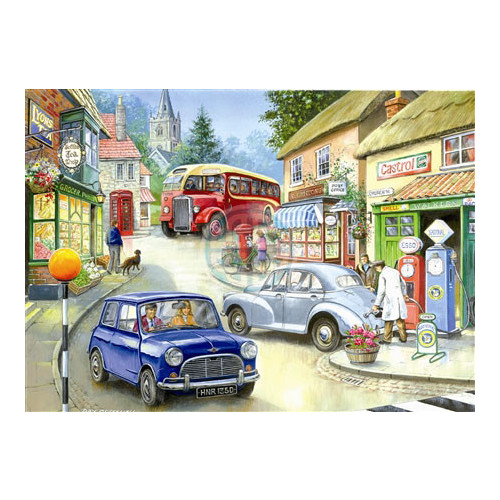 HP001387 BIG 250 Piece Jigsaw Puzzle County Town