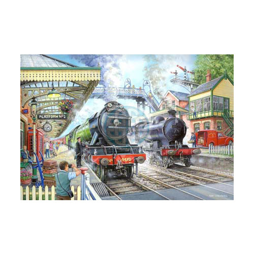 HP001783 1000 Piece Jigsaw Puzzle Train Now Standing