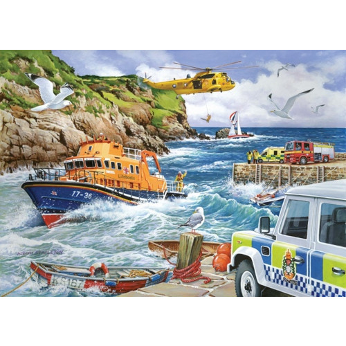 HP002636 1000 Piece Jigsaw Puzzle Rescue