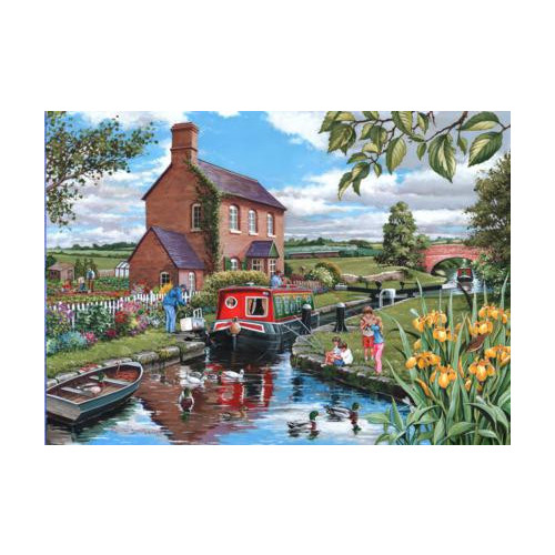 HP002681 500 Piece Jigsaw Puzzle Keeper's Cottage