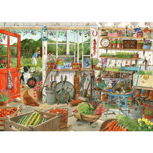 HP003268 1000 Piece Jigsaw Puzzle Potting Shed