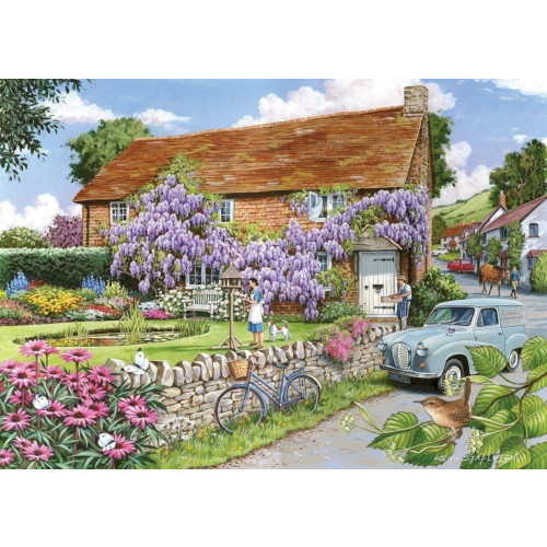 HP003473 BIG 250 Piece Jigsaw Puzzle Wisteria Cottage