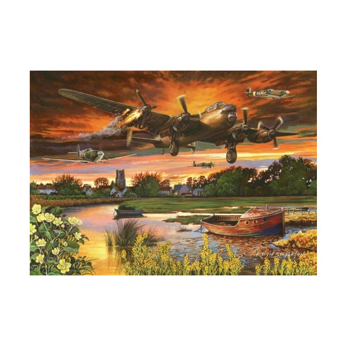 HP004241 1000 Piece Jigsaw Puzzle On A Wing & A Prayer