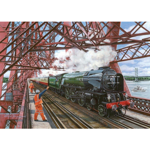 HP004357 BIG 500 Piece Jigsaw Puzzle Crossing the Forth