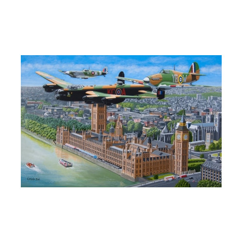 HP004418 500 Piece Jigsaw Puzzle Fly Past