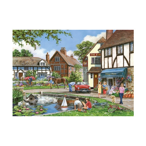 HP004609 1000 Piece Jigsaw Puzzle A Busy Day
