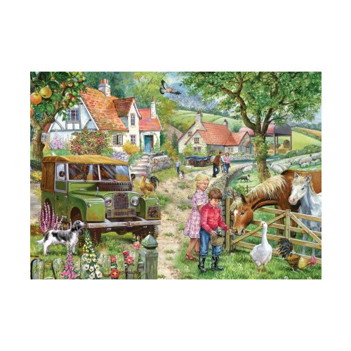 HP005002 1000 Piece Jigsaw Puzzle Orchard Farm