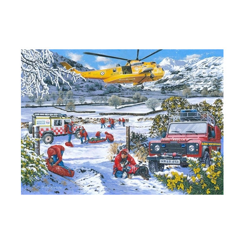 HP005248 1000 Piece Jigsaw Puzzle Mountain Rescue