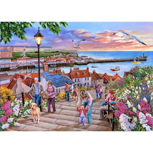 HP005972 1000 Piece Jigsaw Puzzle 199 Steps Whitby