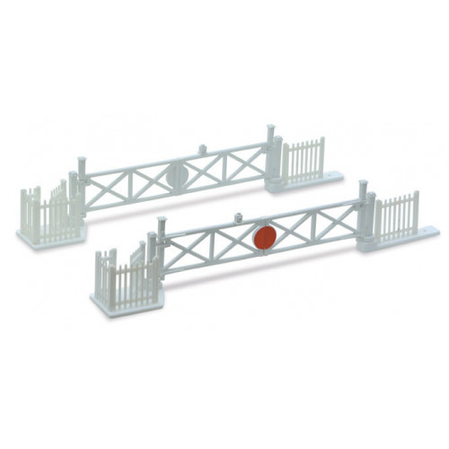 LK-50 00 Gauge Level Crossing Gates (4) with Wicket Gates and Fencing    