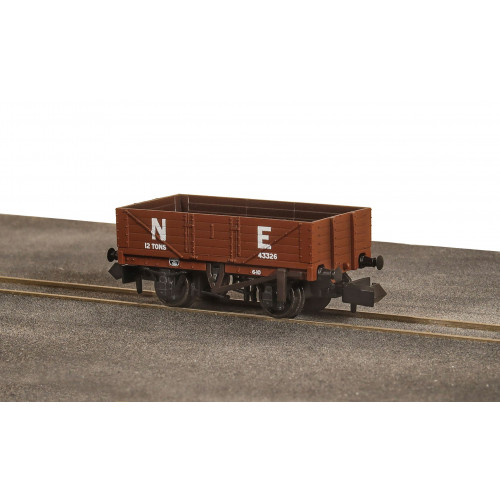 NR-5001E 9ft 5-Plank Open Wagon in NE Grey Livery