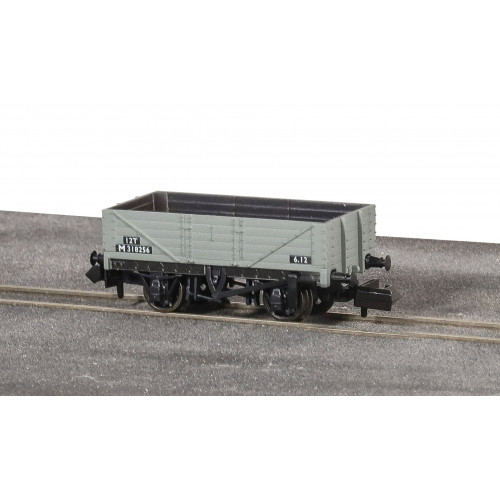 NR-5004B 9ft 5-Plank Open Wagon in BR Grey Livery