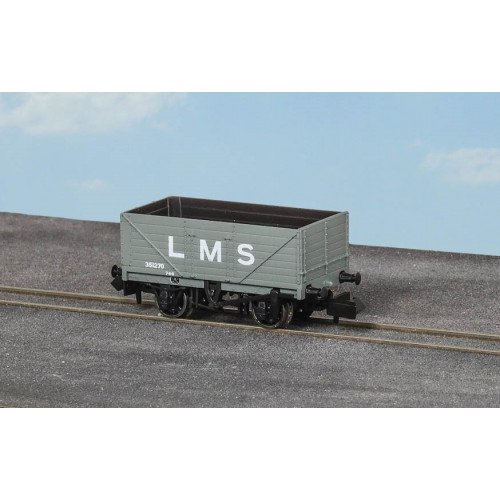 NR-7003M 9ft 7-Plank Open Wagon in LMS Grey Livery