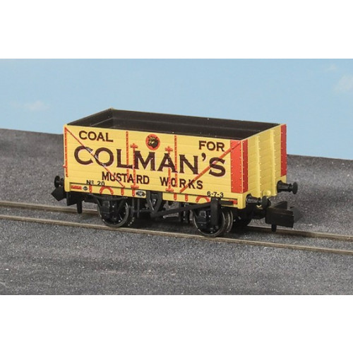 NR-7006P 9ft 7-Plank Open Wagon in Colman's Mustard Livery