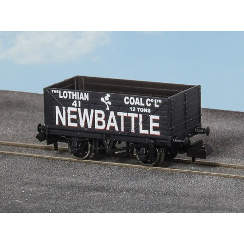 NR-7013P 9ft 7-Plank Open Wagon in Newbattle Livery