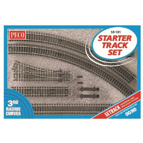 ST-101 Setrack OO/HO Starter Track Set, 3rd Radius Curves