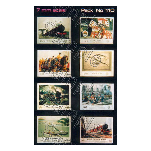 TSO110 Tiny Signs O Gauge LMS Travel Posters Large